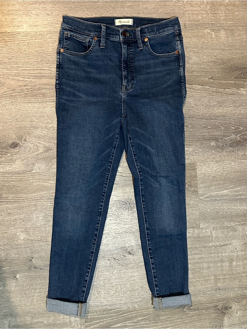 Madewell High Rise Skinny Jeans Women’s Size 29‎ Dark Wash Stretch Denim